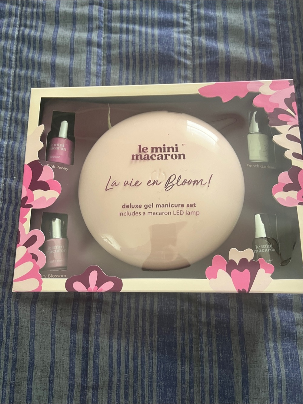 Le Mini Macaron La Vie en Bloom Gel Manicure Kit - Floral Pink